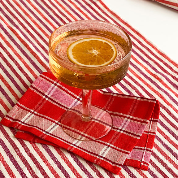 Camila Plaid Cocktail Napkins