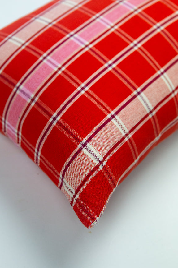 Camila Plaid Rectangle Pillow