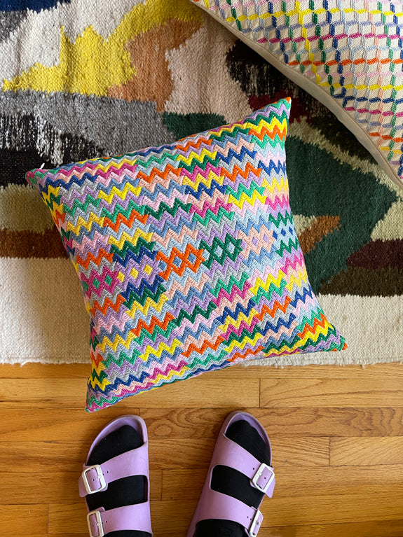 Cotzal Brocade Pillow