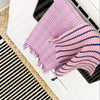 Chiapas Plaid Lilac Kitchen Towel - Archive New York