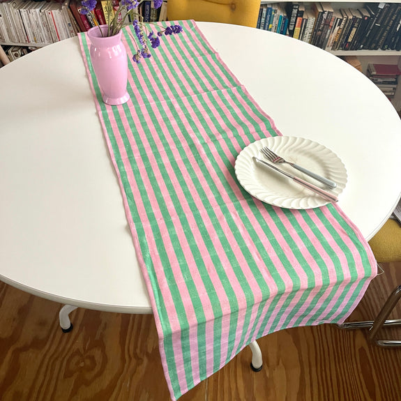 SAMPLE SALE 2025 - Flora Stripe Table Runner