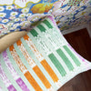 Vintage Ikat Mint Green, Orange & Magenta Stripe Pillow - Archive New York