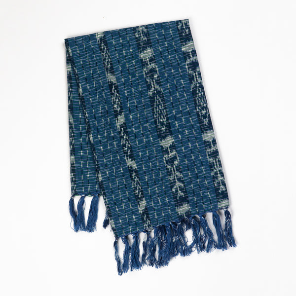 Indigo Ikat Towel