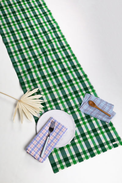 Josefina Plaid Runner