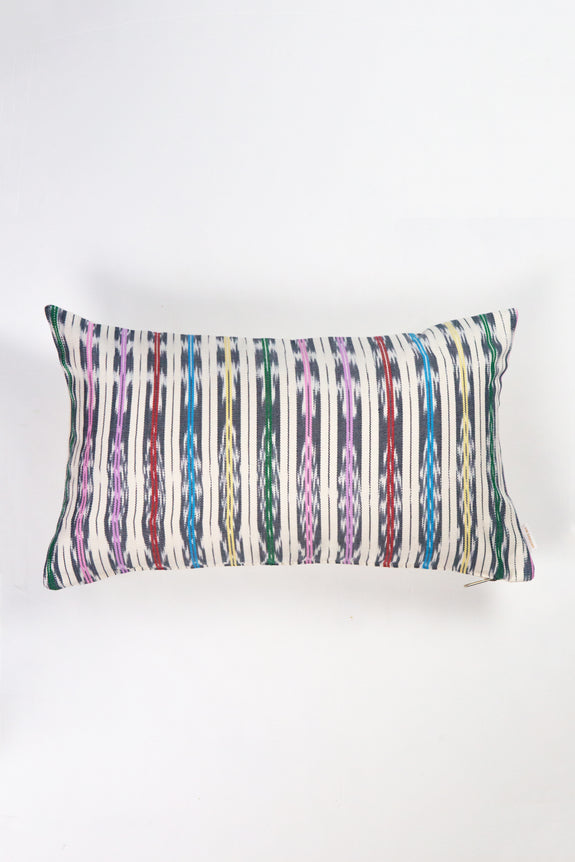 Manuela Jaspé Grey Rainbow Pillow