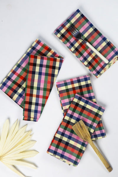 Marta Plaid Napkin - Archive New York