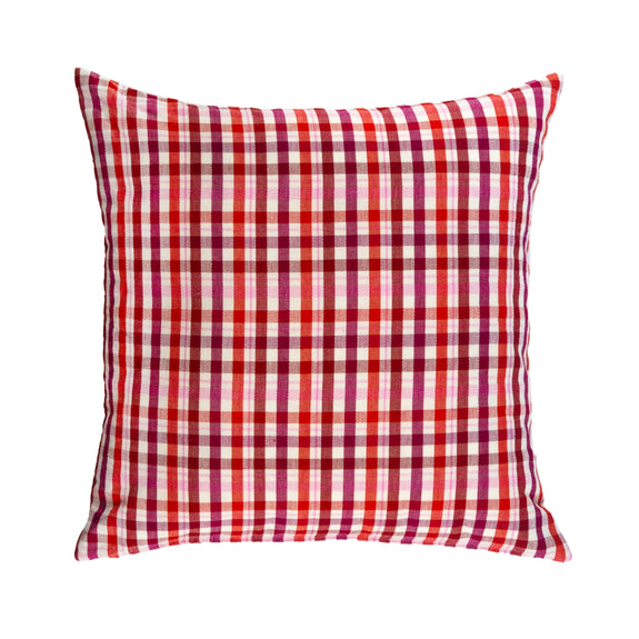 Noel Plaid Square Pillow