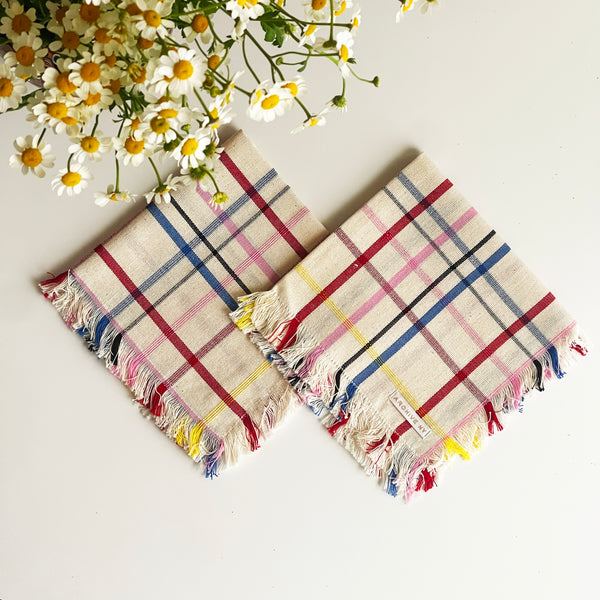 SOLD OUT! SAMPLE SALE 2025 - Vera Plaid Party Napkin