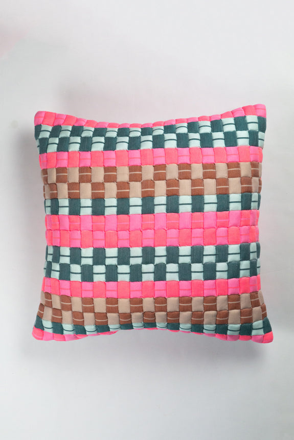Suzani Quilted Pillow — Multi