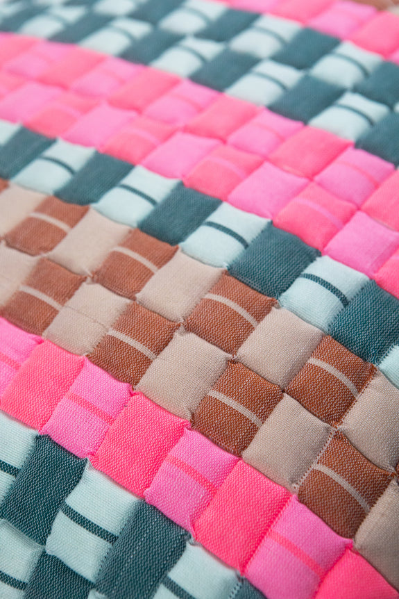 Suzani Quilted Pillow — Multi