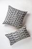 Toto Black + White Ikat Pillow - Archive New York