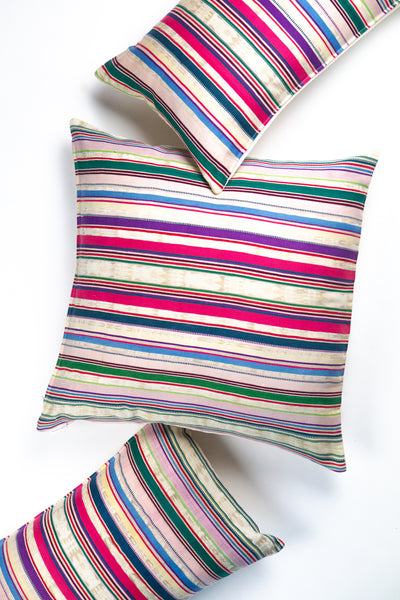 Vintage Luna Striped Pillow