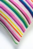 Vintage 70s Rainbow Striped Pillow - Archive New York