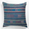 Vintage Zunil Blue Brocade Pillow - Archive New York