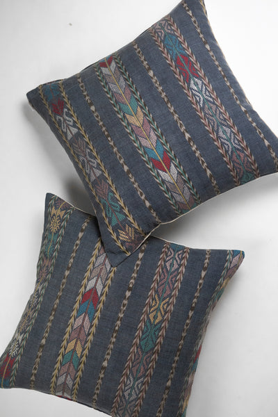Vintage Zunil Washed Multi Brocade Pillow