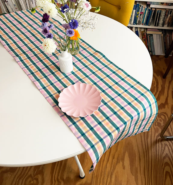 SAMPLE SALE 2025- Lola Plaid Table Runner
