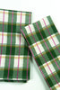 San Andres Gingham Forest & White Napkins - Archive New York