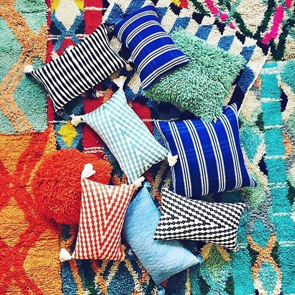 Indigo Corte Pillow - 20"x20"