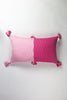 Antigua Pillow - Pink / Periwinkle Colorblocked - Archive New York