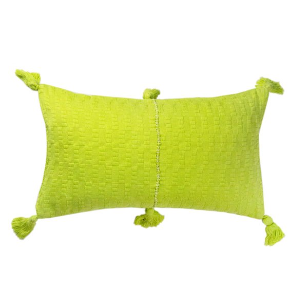 Antigua Pillow - Lemon Lime Solid
