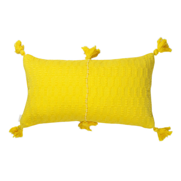 Antigua Pillow - Bright Yellow Solid