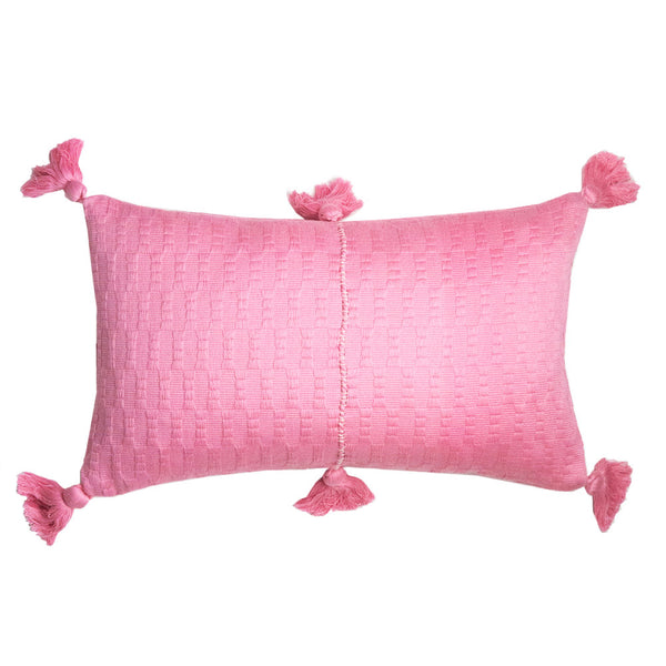 Backordered: Antigua Pillow - Bubblegum Pink Solid