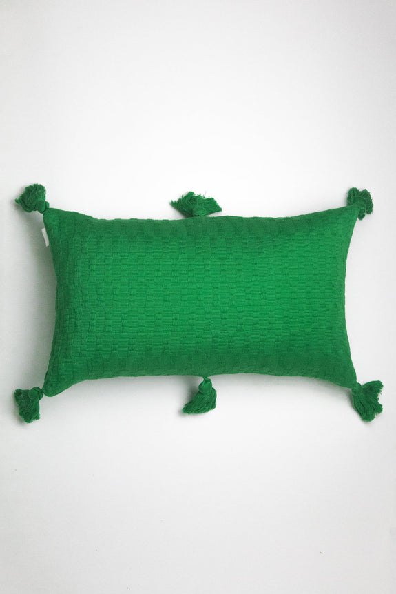 Antigua Pillow - Grass Green Solid