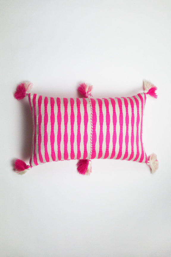 Antigua Pillow - Neon Pink