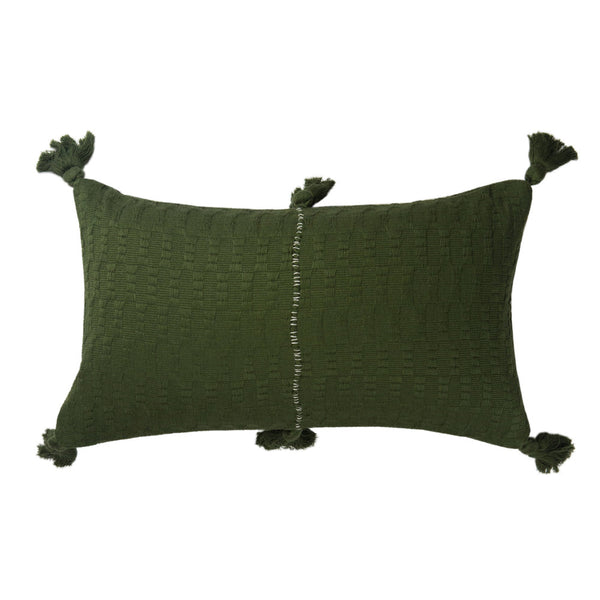 Antigua Pillow - Forest Solid