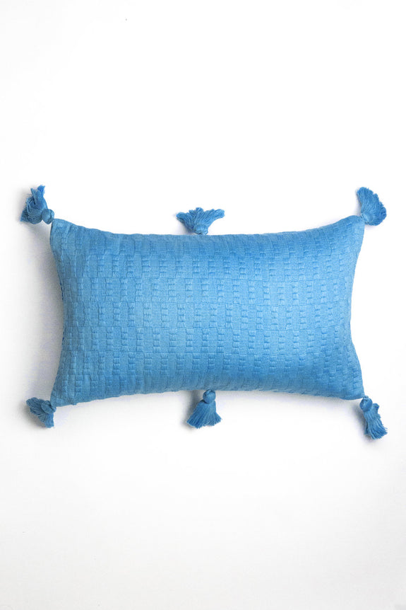 Antigua Pillow - Sky Blue Solid