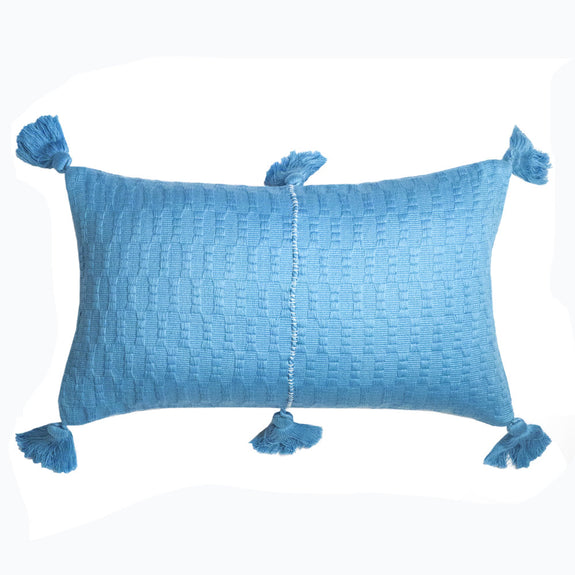 Antigua Pillow - Sky Blue Solid