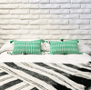 Antigua Pillow - Grass Green Stripe - Archive New York
