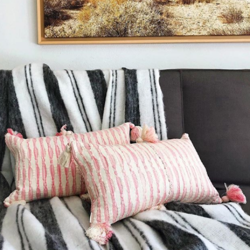 Pink and silver pillows best sale