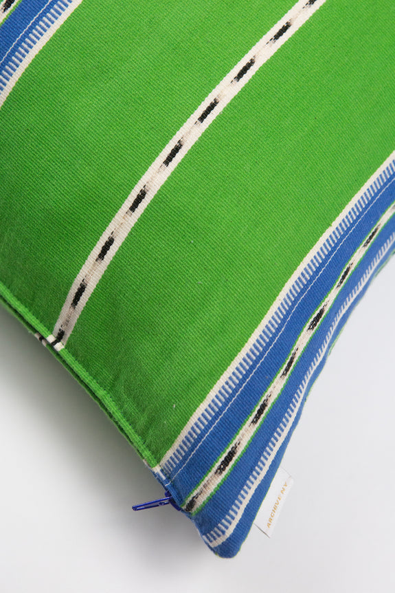 Cantel Pillow - Green & Blue
