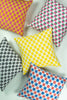 Sujani Pillow - Black & White Checkered Pillow - Archive New York