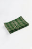 Chiapas Plaid Forest Green Cocktail Napkins, Set of 4 - Archive New York