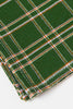 Chiapas Plaid Forest Green Cocktail Napkins, Set of 4 - Archive New York