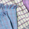 San Lucas Plaid White Kitchen Towel - Archive New York