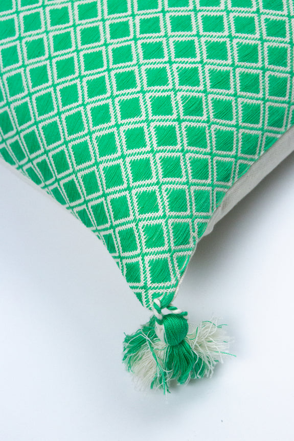 Comalapa Pillow - Kelly Green