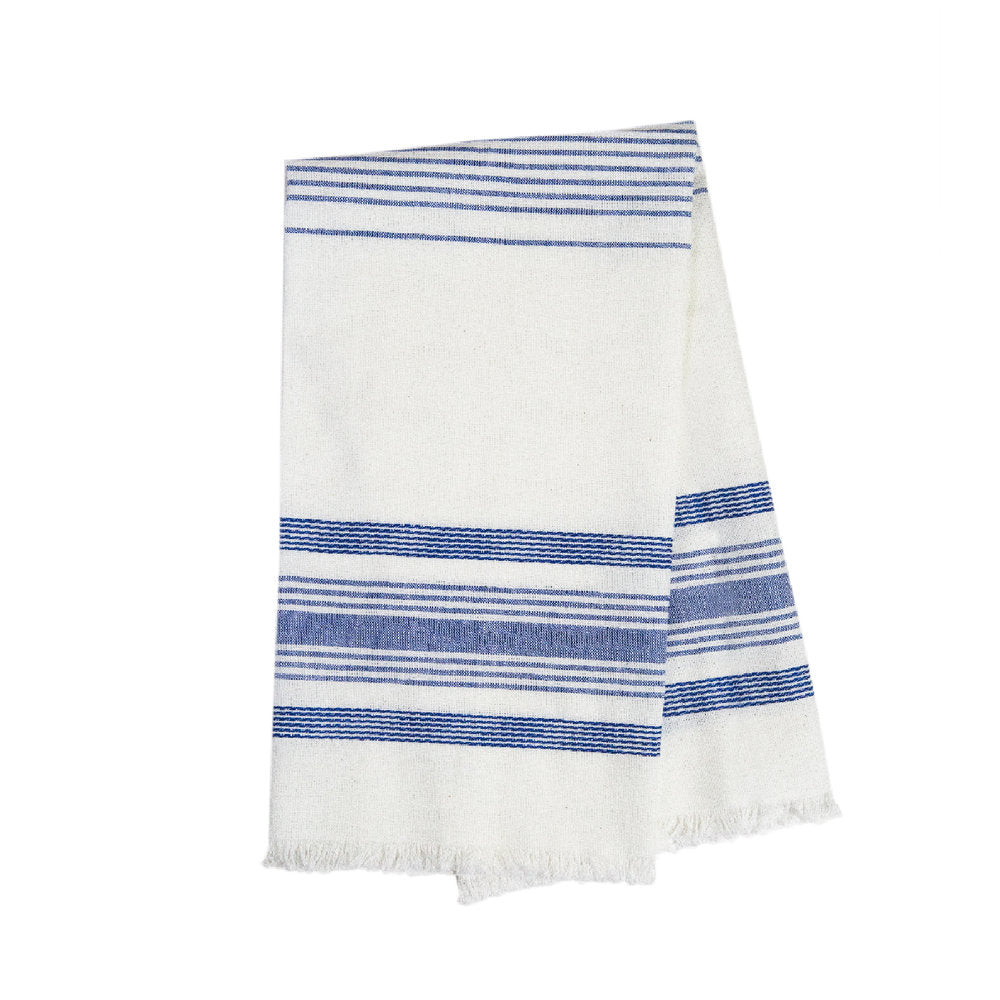 Premium Dish Towel (12x12) Blue / White