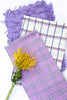 San Lucas Plaid White Kitchen Towel - Archive New York