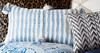 Antigua Pillow - Natural Faded Indigo 20"x20" - Archive New York