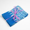 Gabriela Jaspe Blue Cocktail Napkins, Set of 4 - Archive New York