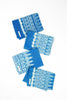 Gabriela Jaspe Blue Cocktail Napkins, Set of 4 - Archive New York