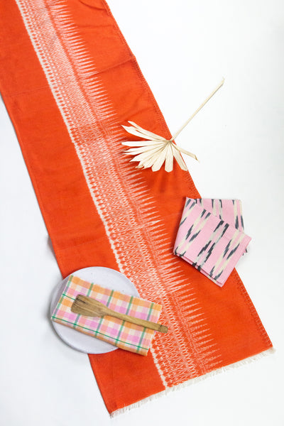 Gabriela Jaspé Table Runner - Orange