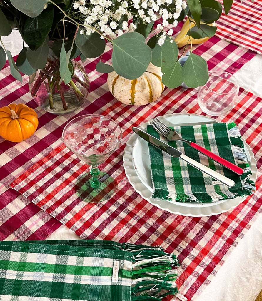 Noel Plaid Placemat Set - Archive New York