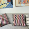 Almolonga 70s Dream Pillow - Pink & Brown 20" x 20" - Archive New York