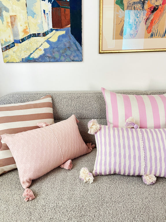 Antigua Pillow - Ballet Slipper Pink Solid