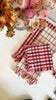 San Lucas Plaid White & Orange Kitchen Towel - Archive New York