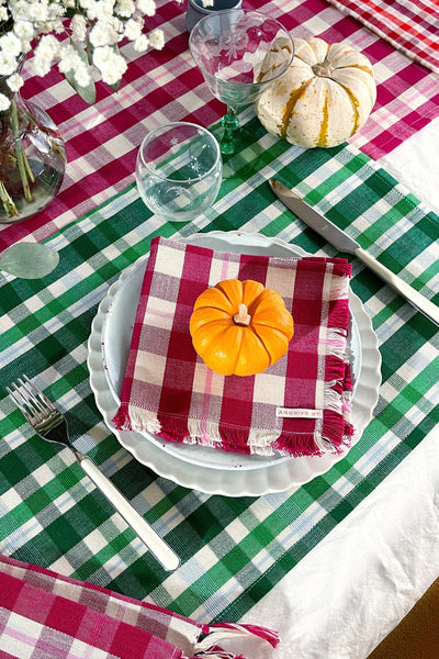Abigail Plaid Party Napkin